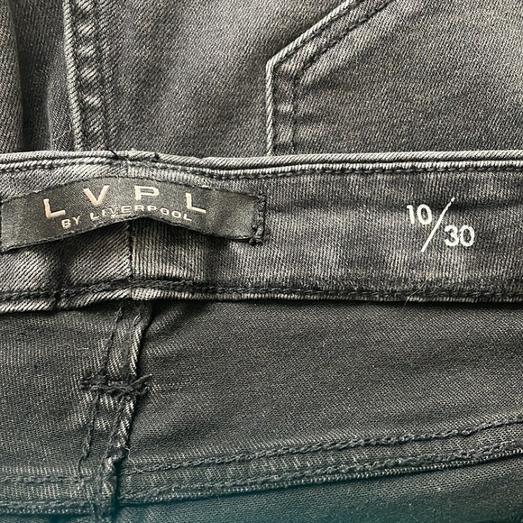 LVPL by Liverpool Kaden Embroidered Release Hem Ankle Jeans stretch Size 10/30 - Picture 10 of 12